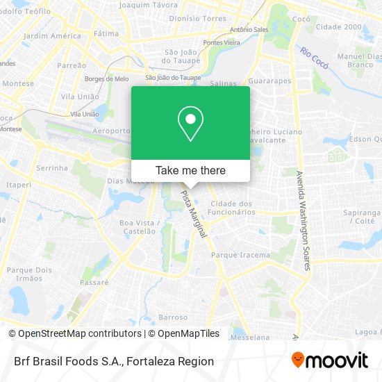 Mapa Brf Brasil Foods S.A.