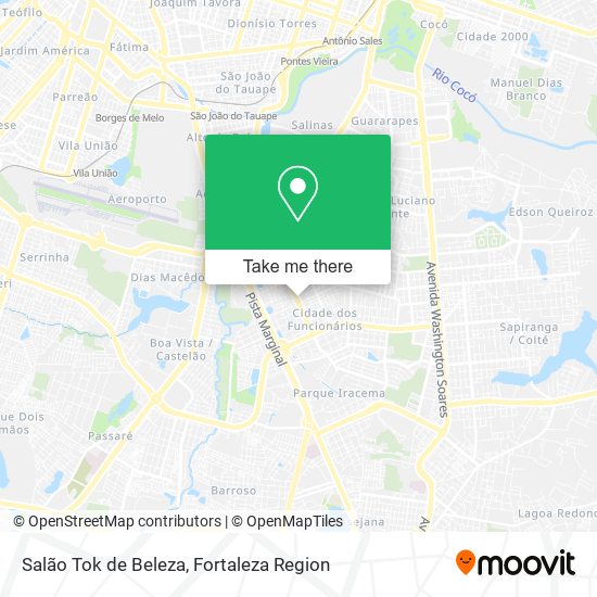 Salão Tok de Beleza map