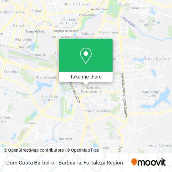 Dom Costa Barbeiro - Barbearia map