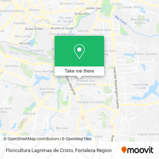 Floricultura Lagrimas de Cristo map