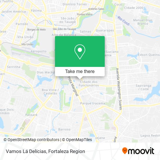 Vamos Lá Delícias map