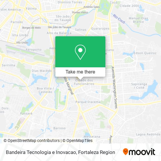 Bandeira Tecnologia e Inovacao map