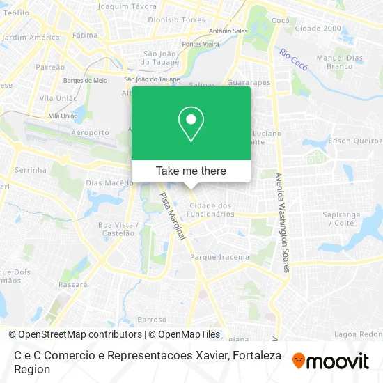 C e C Comercio e Representacoes Xavier map