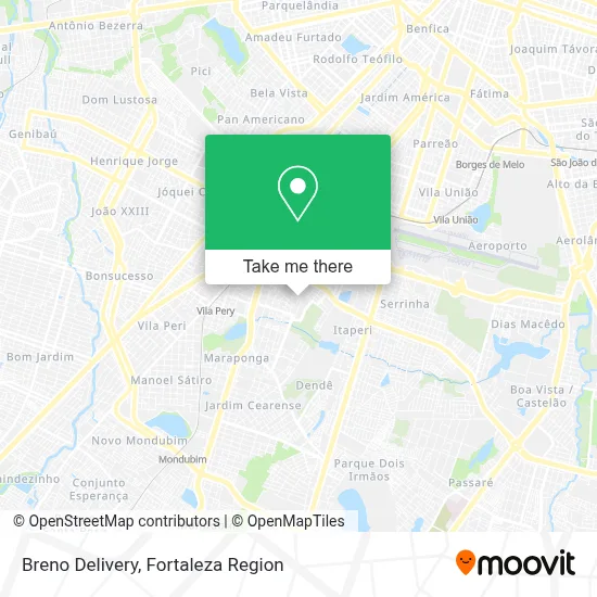 Breno Delivery map