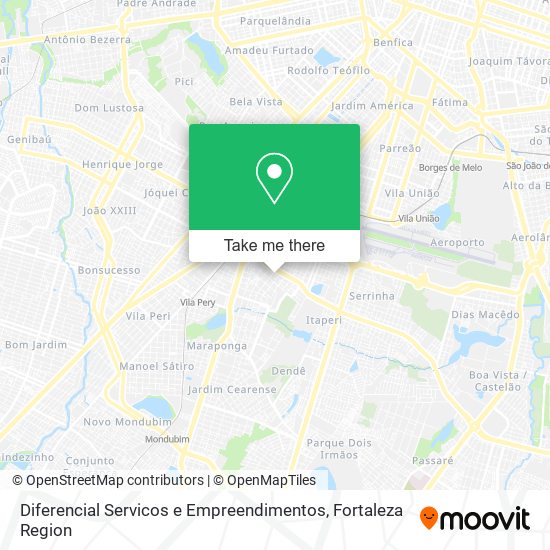 Mapa Diferencial Servicos e Empreendimentos