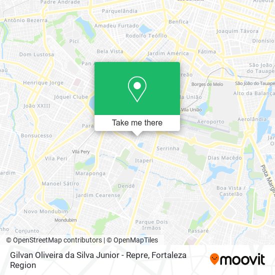 Gilvan Oliveira da Silva Junior - Repre map