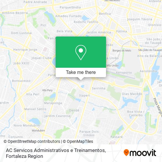 Mapa AC Servicos Administrativos e Treinamentos