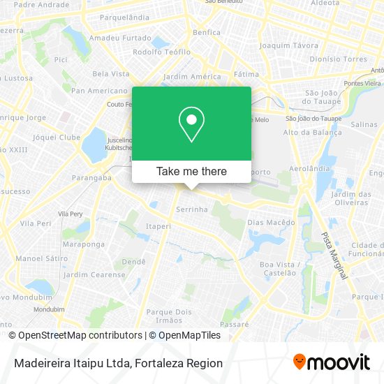 Madeireira Itaipu Ltda map