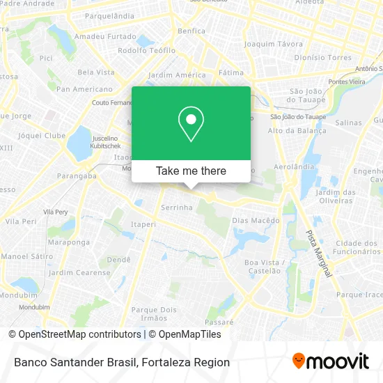 Banco Santander Brasil map
