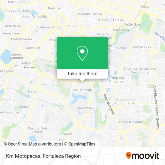 Km Motopecas map