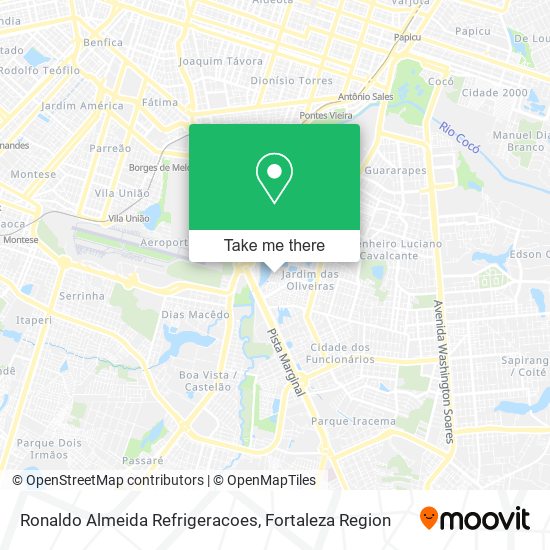 Ronaldo Almeida Refrigeracoes map