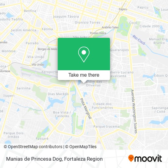 Manias de Princesa Dog map