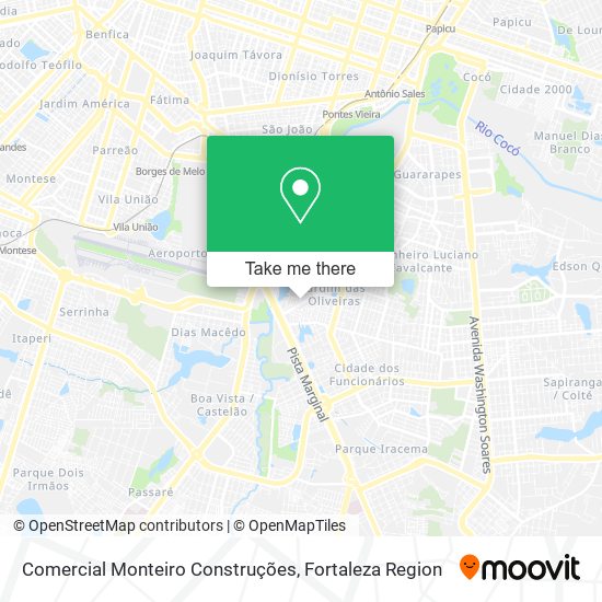 Mapa Comercial Monteiro Construções