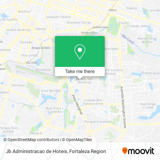 Jb Administracao de Hoteis map