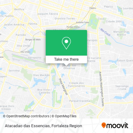 Atacadao das Essencias map