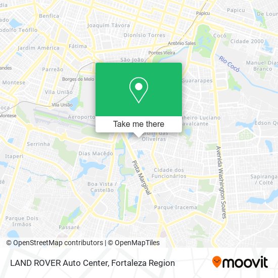 LAND ROVER Auto Center map