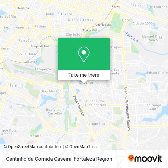 Cantinho da Comida Caseira map