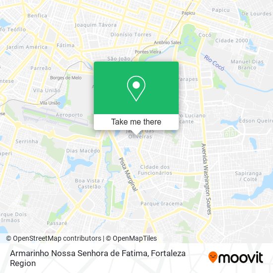 Mapa Armarinho Nossa Senhora de Fatima