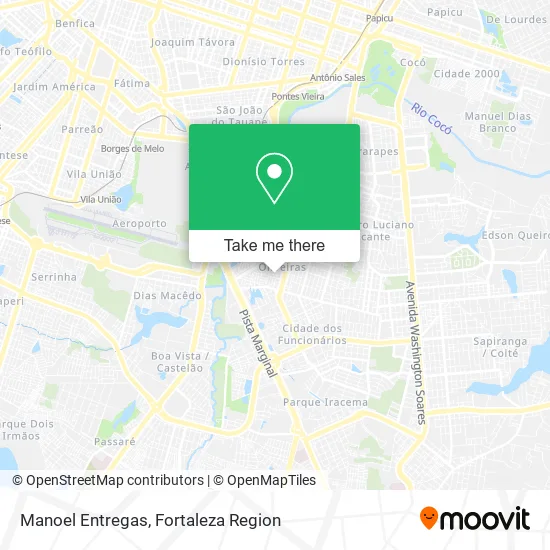 Manoel Entregas map