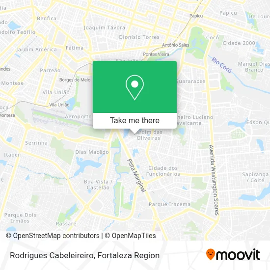 Rodrigues Cabeleireiro map
