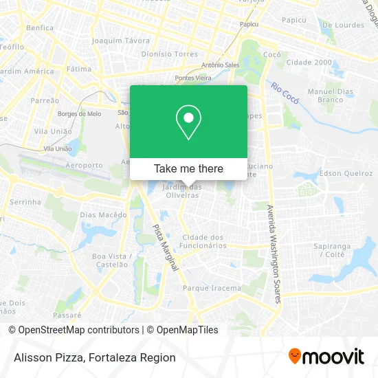 Alisson Pizza map