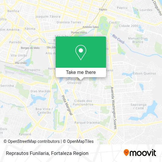 Reprautos Funilaria map