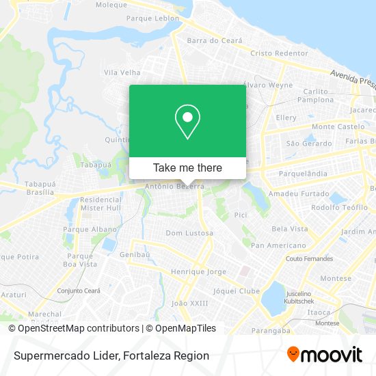 Mapa Supermercado Lider