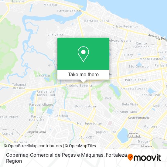 Mapa Copemaq-Comercial de Peças e Máquinas