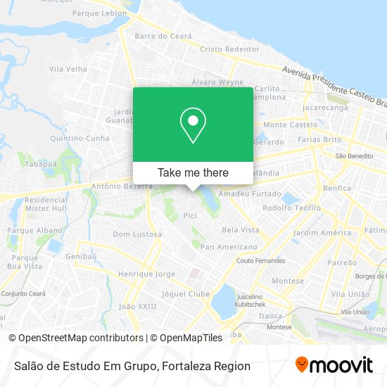 Salão de Estudo Em Grupo map