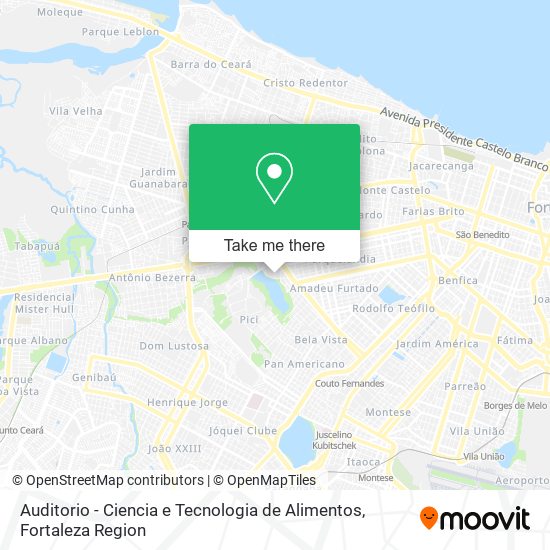 Mapa Auditorio - Ciencia e Tecnologia de Alimentos