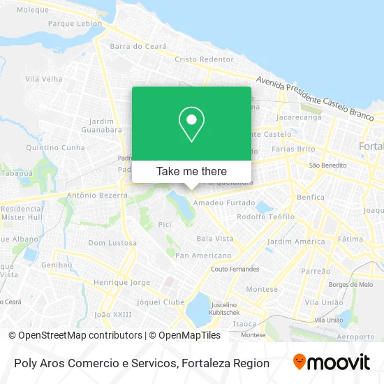 Poly Aros Comercio e Servicos map