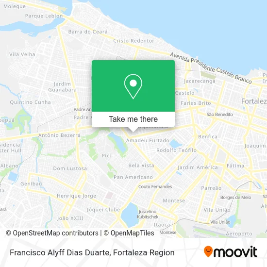Francisco Alyff Dias Duarte map