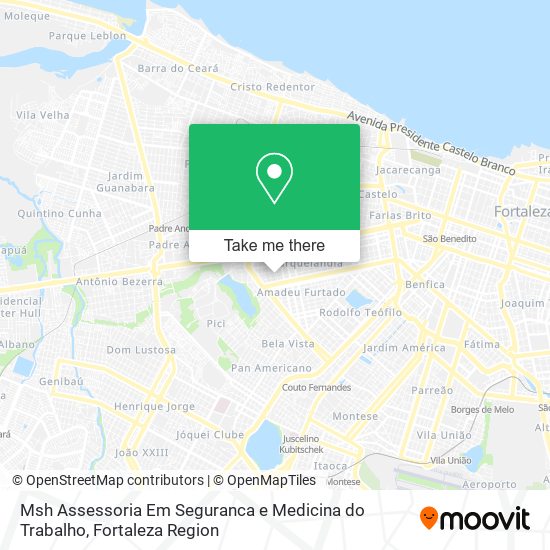 Msh Assessoria Em Seguranca e Medicina do Trabalho map