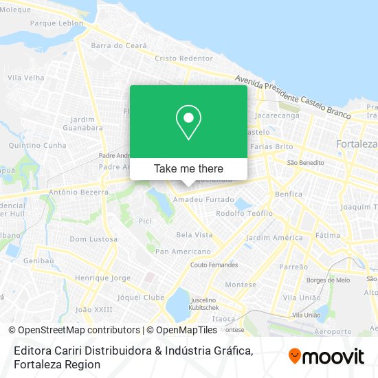 Editora Cariri Distribuidora & Indústria Gráfica map