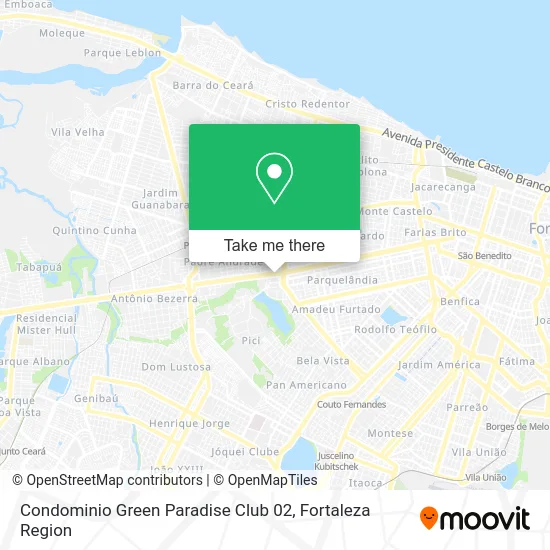 Condominio Green Paradise Club 02 map