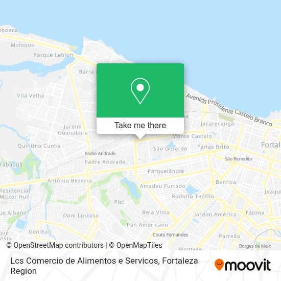 Lcs Comercio de Alimentos e Servicos map