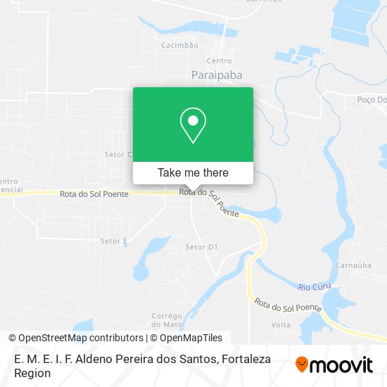 E. M. E. I. F. Aldeno Pereira dos Santos map