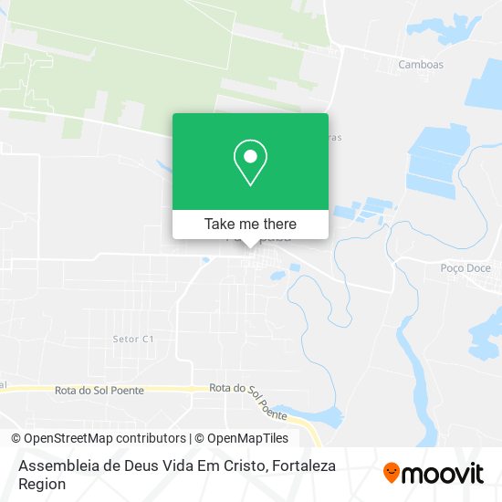 Assembleia de Deus Vida Em Cristo map