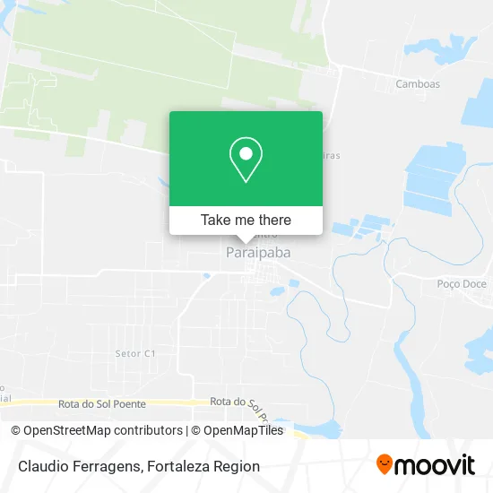 Claudio Ferragens map