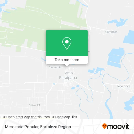 Mercearia Popular map