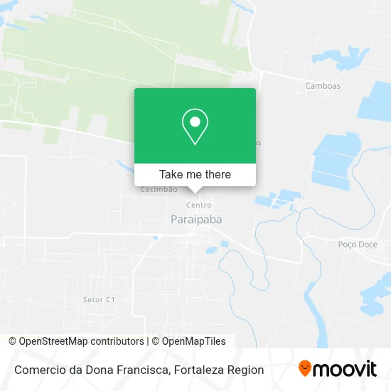 Comercio da Dona Francisca map
