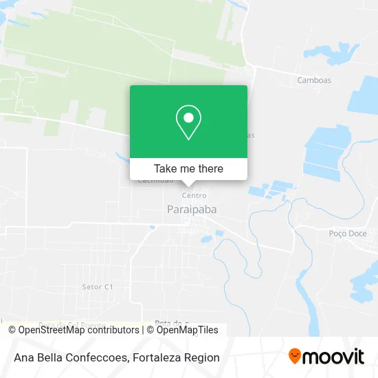 Ana Bella Confeccoes map