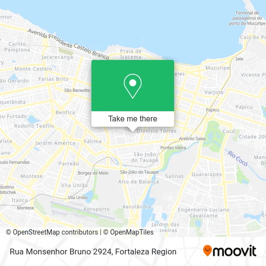 Rua Monsenhor Bruno 2924 map