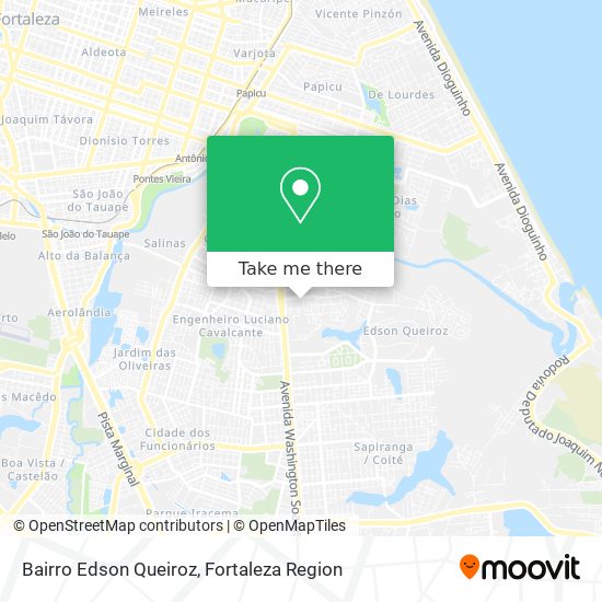 Bairro Edson Queiroz map