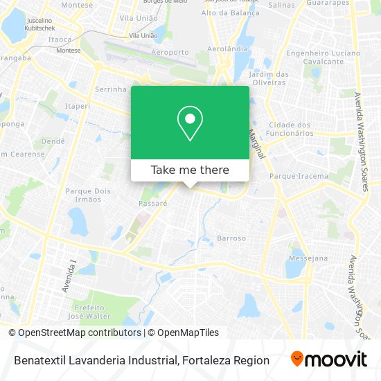Mapa Benatextil Lavanderia Industrial