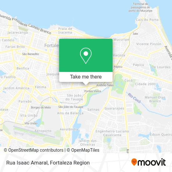 Rua Isaac Amaral map