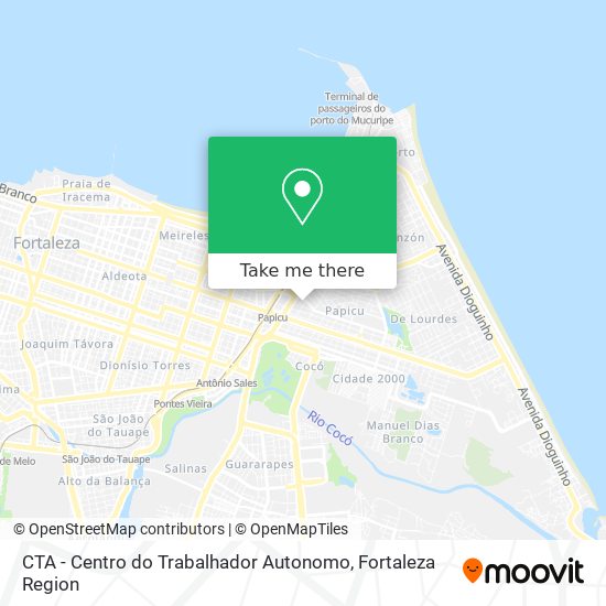 CTA - Centro do Trabalhador Autonomo map