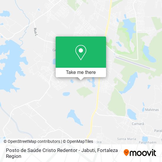 Posto de Saúde Cristo Redentor - Jabuti map