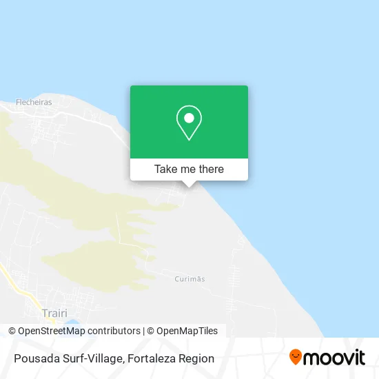 Pousada Surf-Village map
