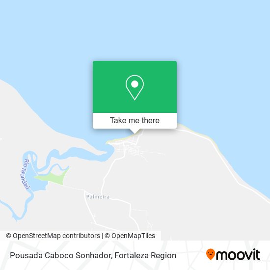 Pousada Caboco Sonhador map